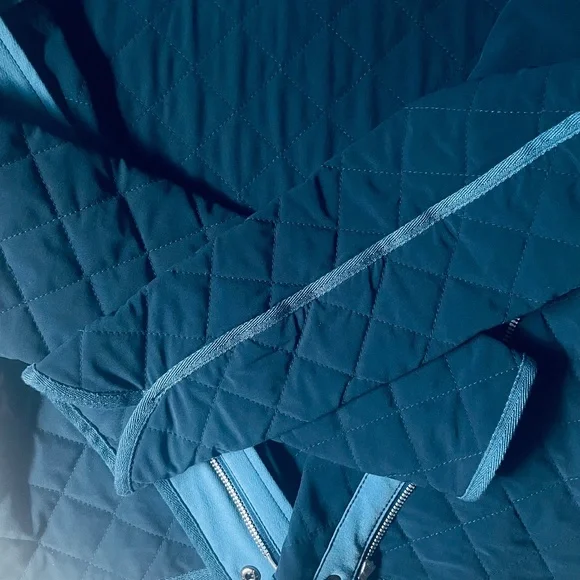 Urban Outfitters x Without Walls XS Blue Quilted Trail Jacket - Picture 5 of 11